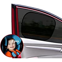 FUSIYU 2 Unidades Parasol de Coche-Parasol Coche Bebe para Proteger del Sol a bebés y Mascotas-Coche Sun Shade-Parasoles…